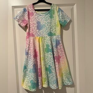 Disney inspired Mickey Mouse tie dye dress - girls